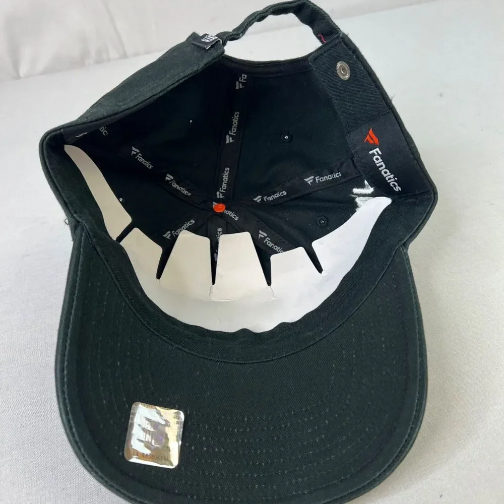 Fanatics Black Mens Adjustable Black Atlanta Falcons Hat Cap BRAND‎ NEW